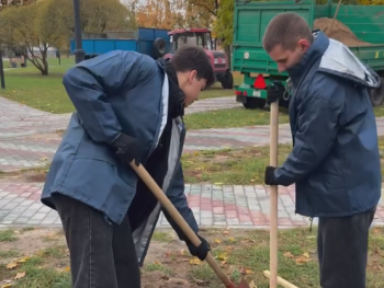 Единый день озеленения в Октябрьском районе