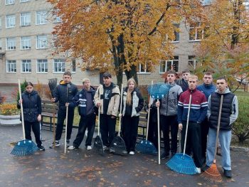 Участие в городском субботнике
