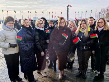 Торжественное возложение, посвященное Дню защитников Отечества и Вооруженных Сил Республики Беларусь